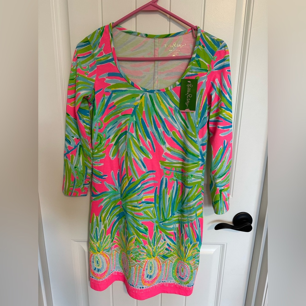 🆕 NWT Lilly Pulitzer Tiki Pink Dress